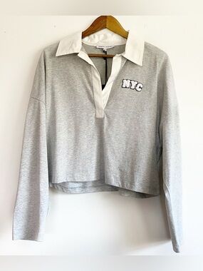 NWT Rebecca Minkoff NYC Nici Rugby Shirt Medium